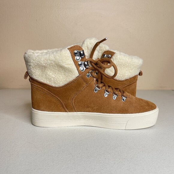 Marc Fisher Darlen Leather Platform Ankle Boots Size 7.5 - Picture 6 of 16